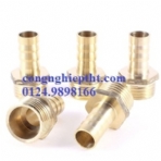 Đầu cắm nối Pu khí mạ đồng