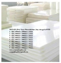 Nhựa PTFE nhựa teflon dạng tấm 15mm
